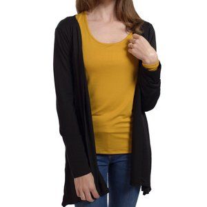 Basic Open-Front Cardigan